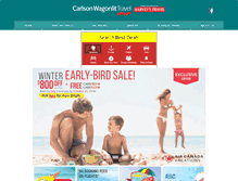 Tablet Screenshot of cwtharveystravel.com